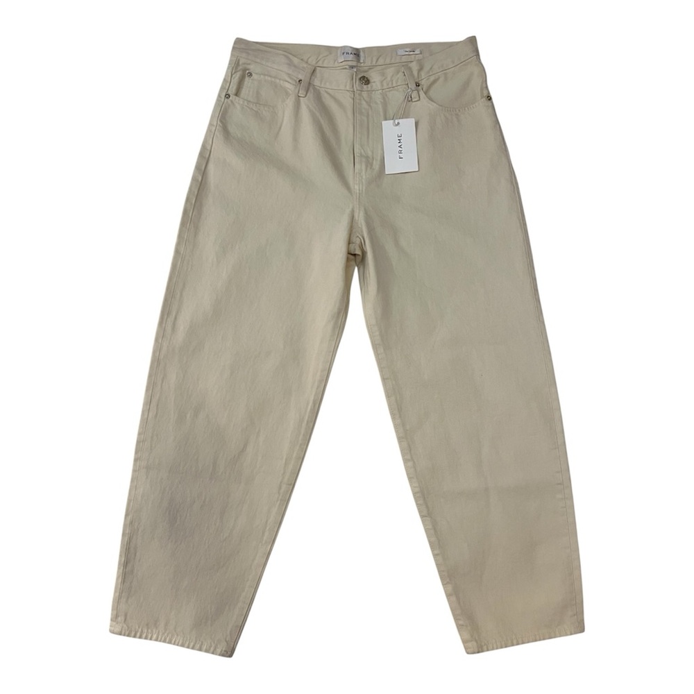 FRAME The Candle Jeans Size 31 NWT| Mid Rise Tapered Leg Buttet $268 Retail